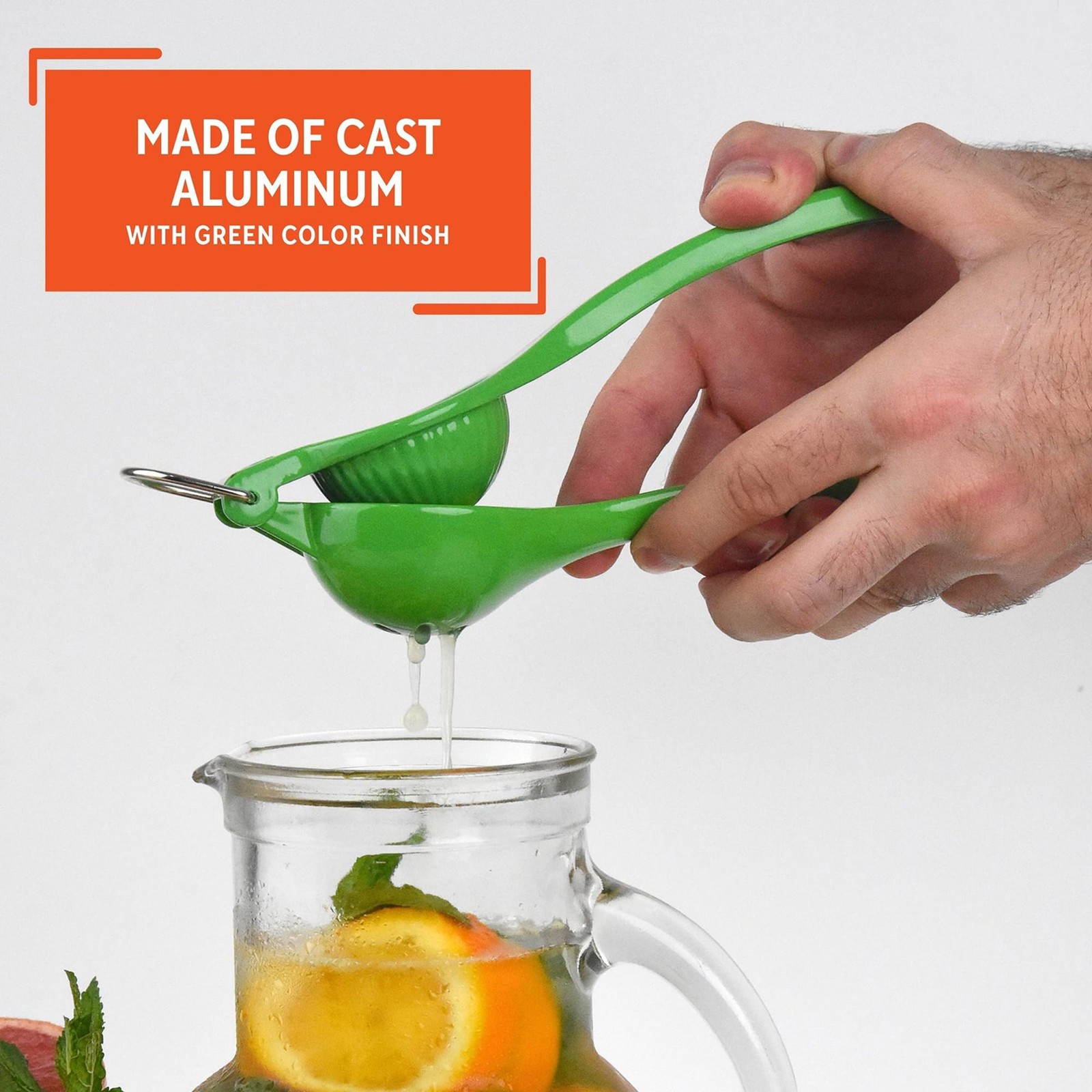 Lemon or Lime Manual Squeezer Citrus Juicer Extraction Green