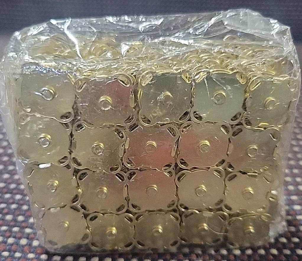 cuskena (Square Gold 100sets) (14mm)