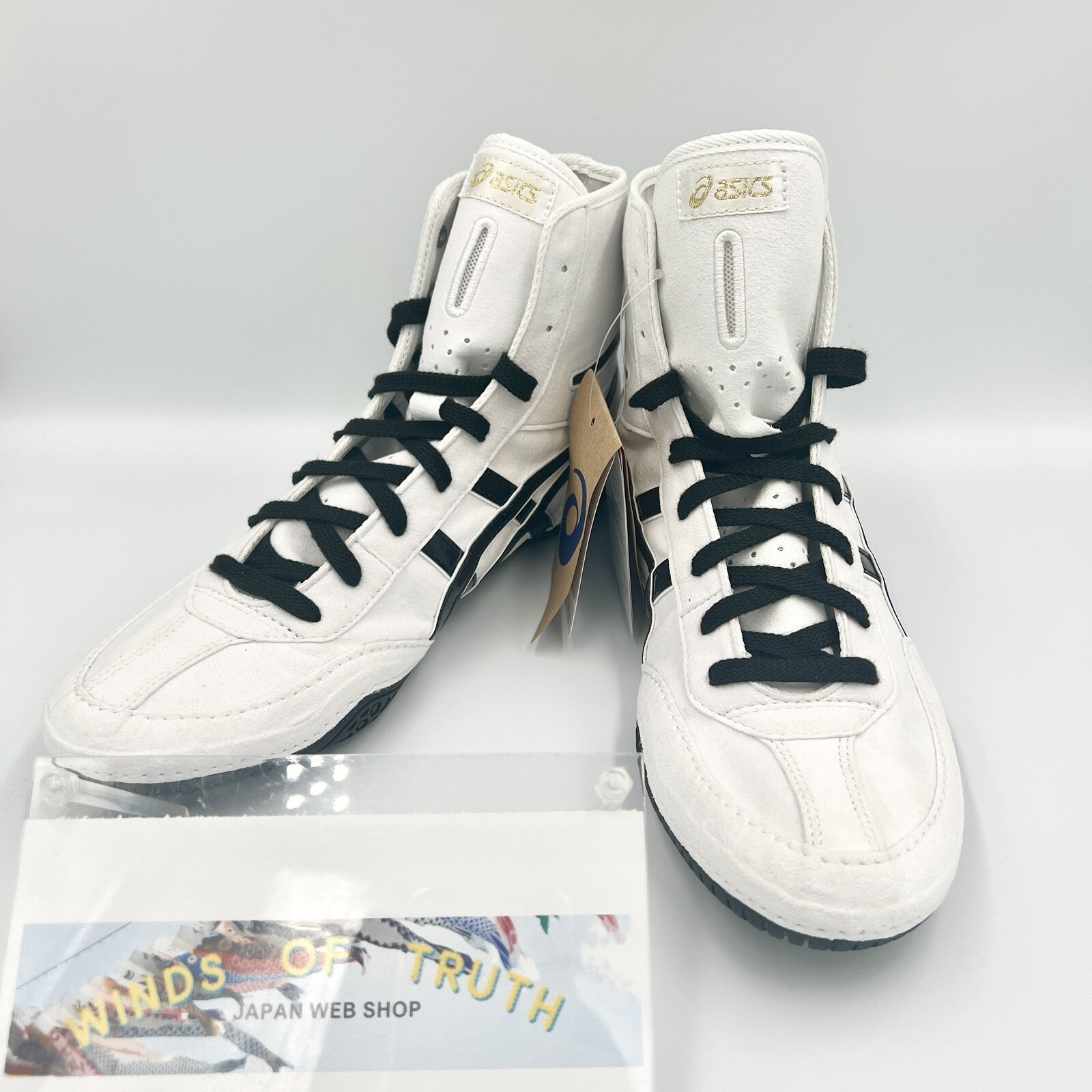 Asics Wrestling Shoes 1083A001 EX-EO special order white x black white edge New