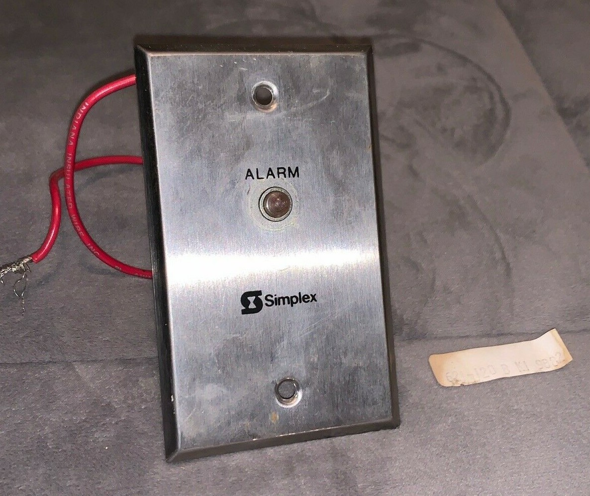Simplex 2098-9808 Stainless Steel Remote LED Alarm Indicator Module 621-152