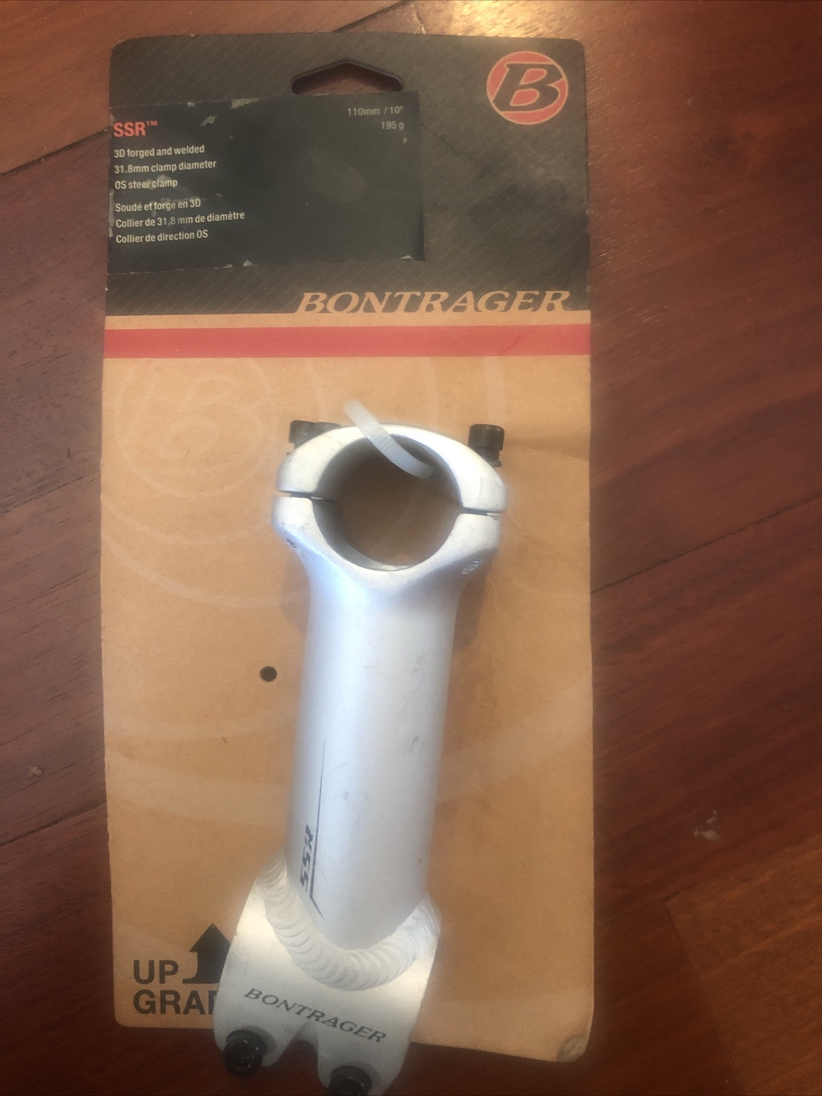 NOS BONTRAGER SSR Threadless Stem • 1 1/8" x 31.8mm x 10º x 110mm