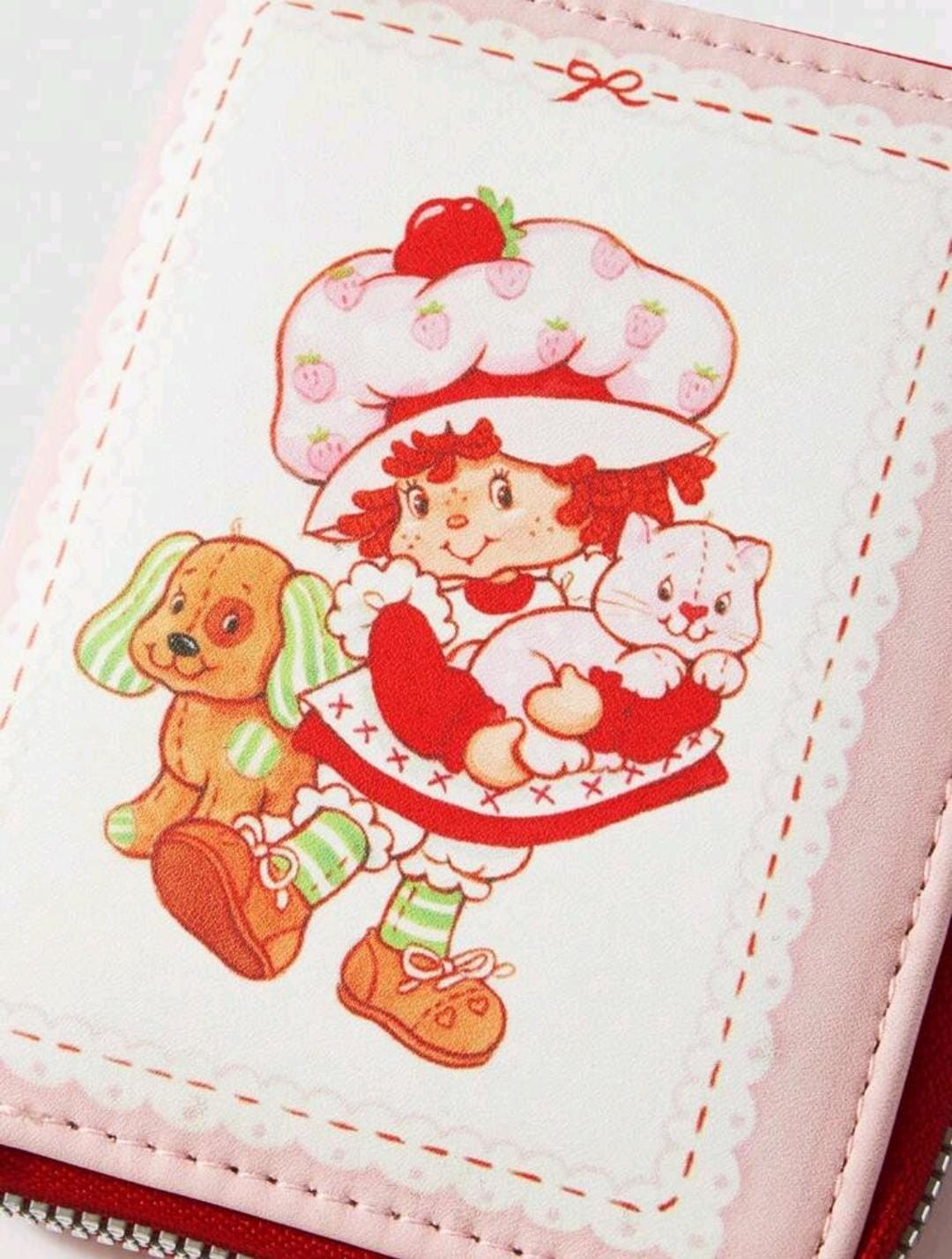 Strawberry  Shortcake Wallet Zipper Cute Fashionable Cartoon Girl Gift New