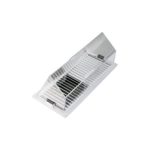 Deflect-O Jordan 4-1/4 in. H x 14 in. W Silver Plastic Air Deflector