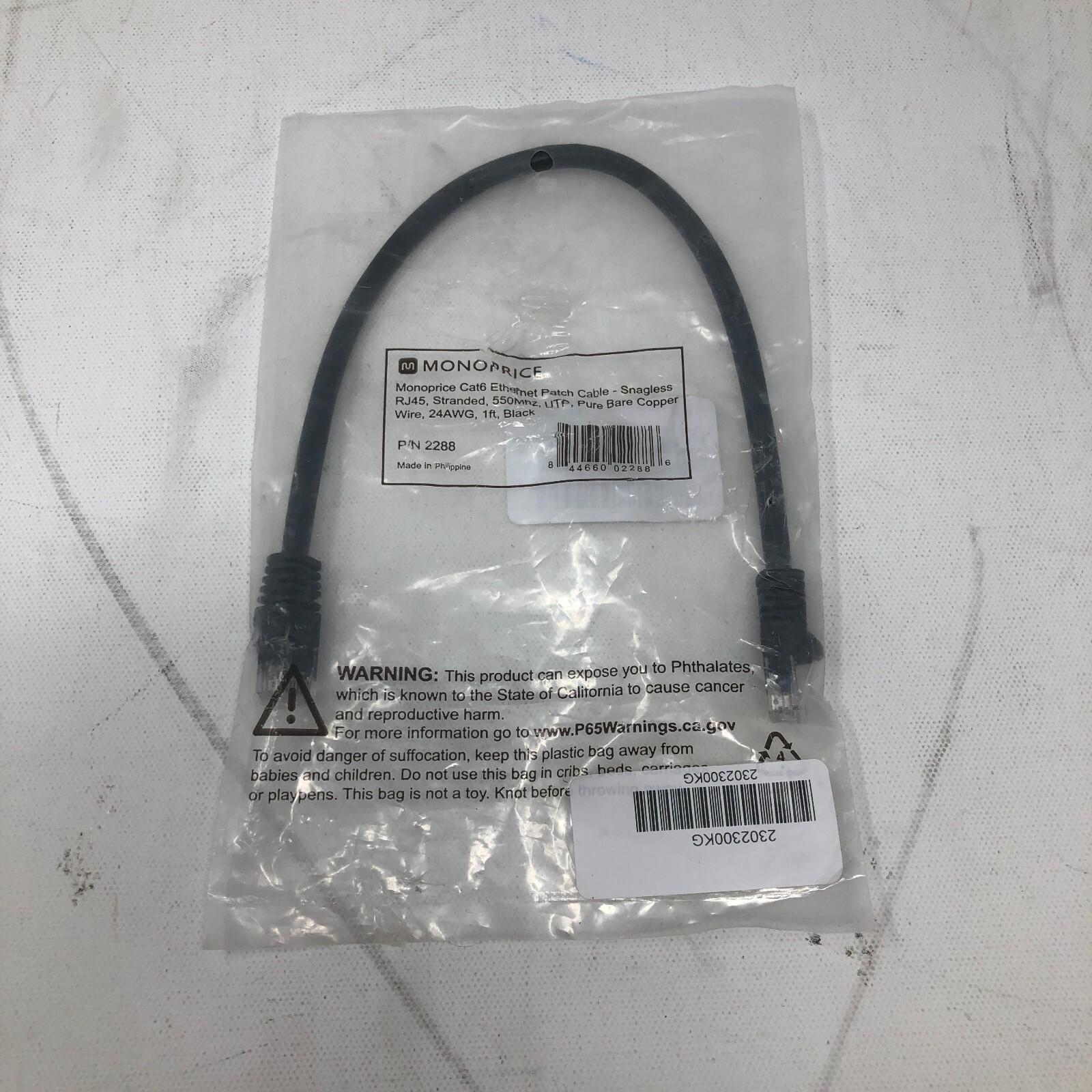 Monoprice 102288 Cat6 Ethernet Patch