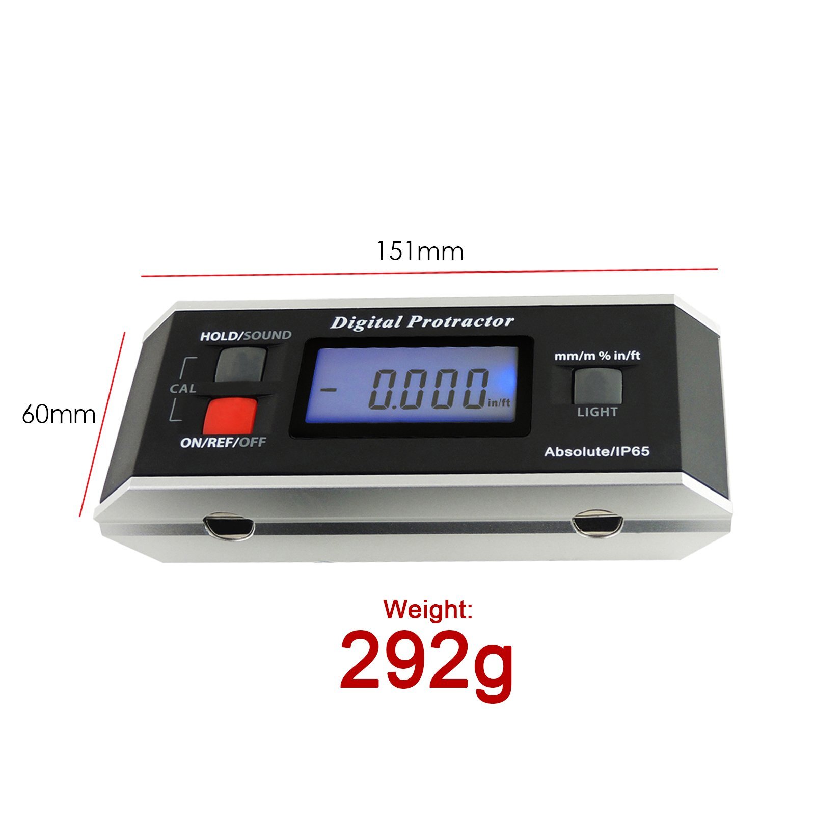 Digital Angle Finder Magnetic Protractor Inclinometer Angle Level Meter Angle Fi