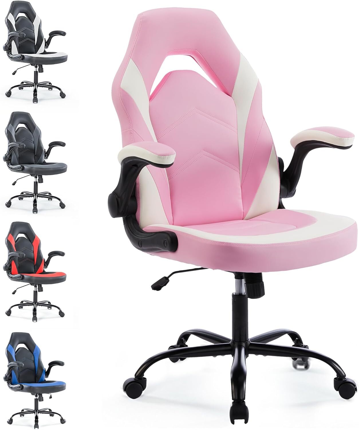 Ergonomic Racing Desk Chair Gaming Chair Computer Chair with Armrests 360°Swivel