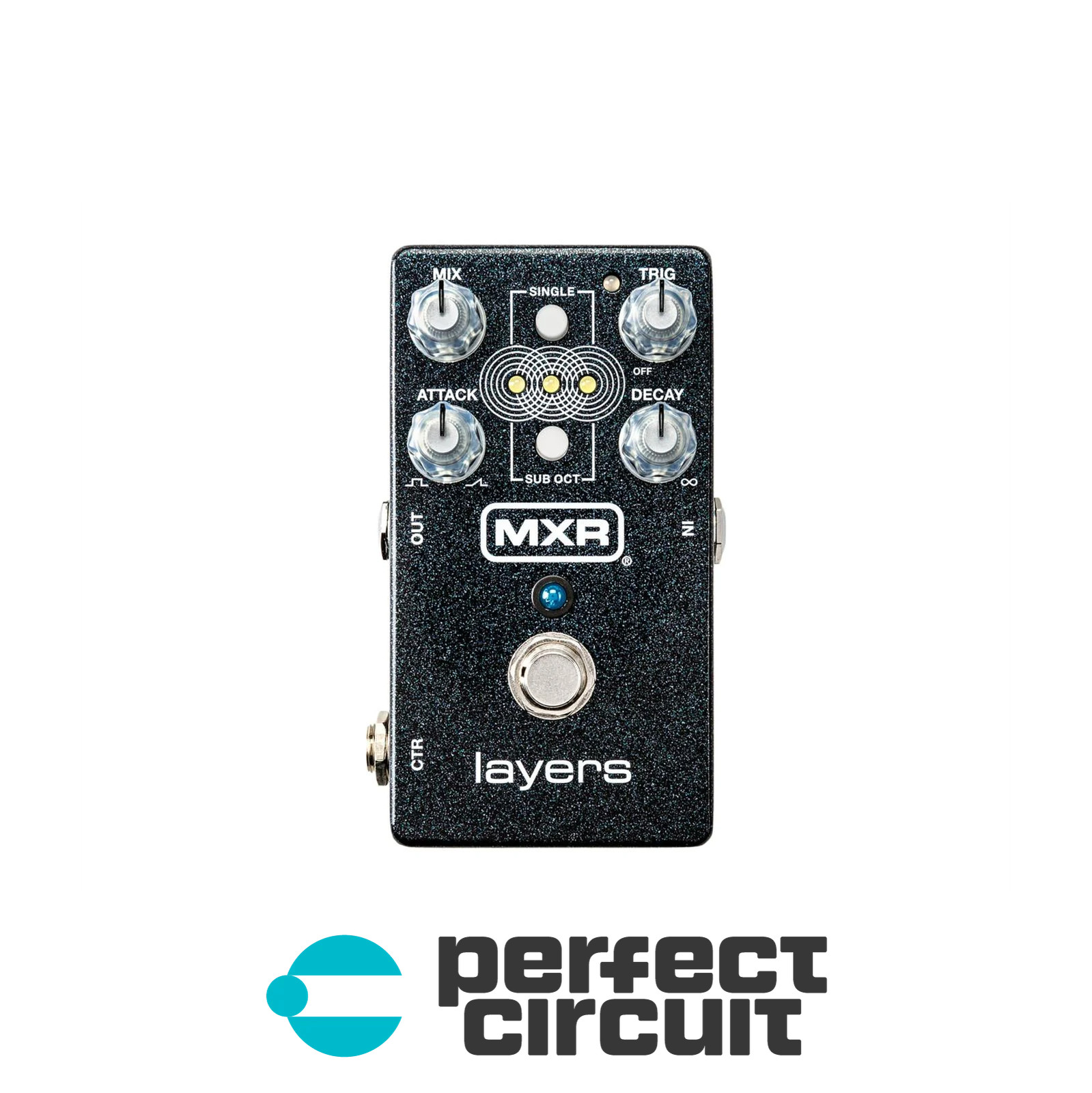 MXR M307 Layers Stereo Harmonic Sustain Pedal EFFECTS - NEW - PERFECT CIRCUIT