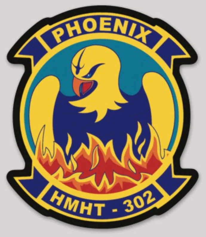Officially Licensed HMHT-302 Phoenix Sticker