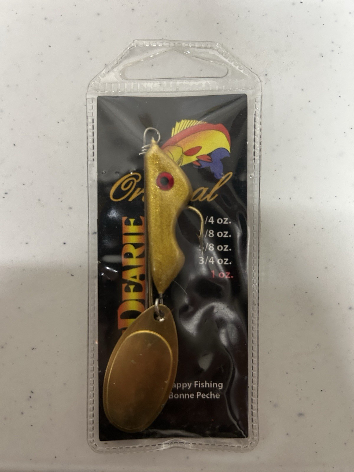 Erie Dearie Lure #ED10141 1oz Gold Fishing Lure New In Original Packaging