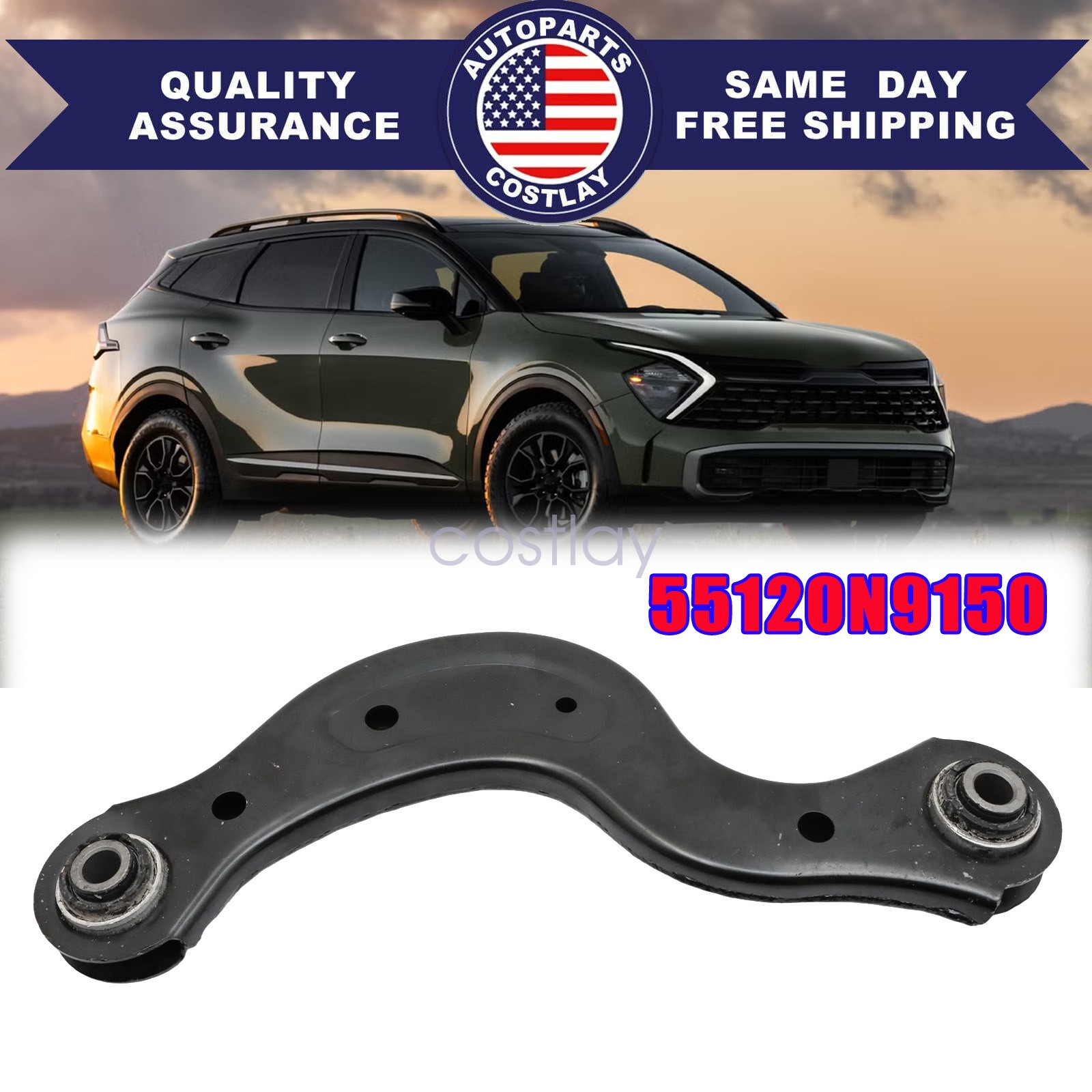 For Hyundai Tuscon Hybrid 2022~2024 55120-N9150 Rear Upper Control Arm Ups