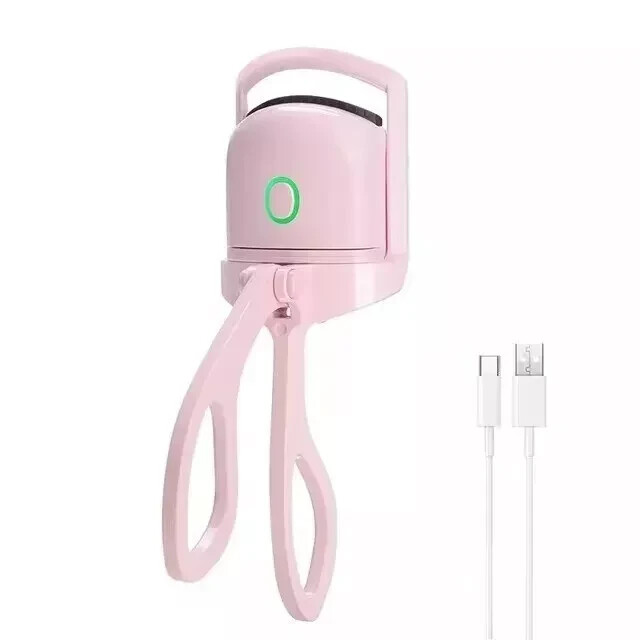 Long Lasting Electric Heated Eyelash Curler USB Rechargeable Makeup Curling Tool