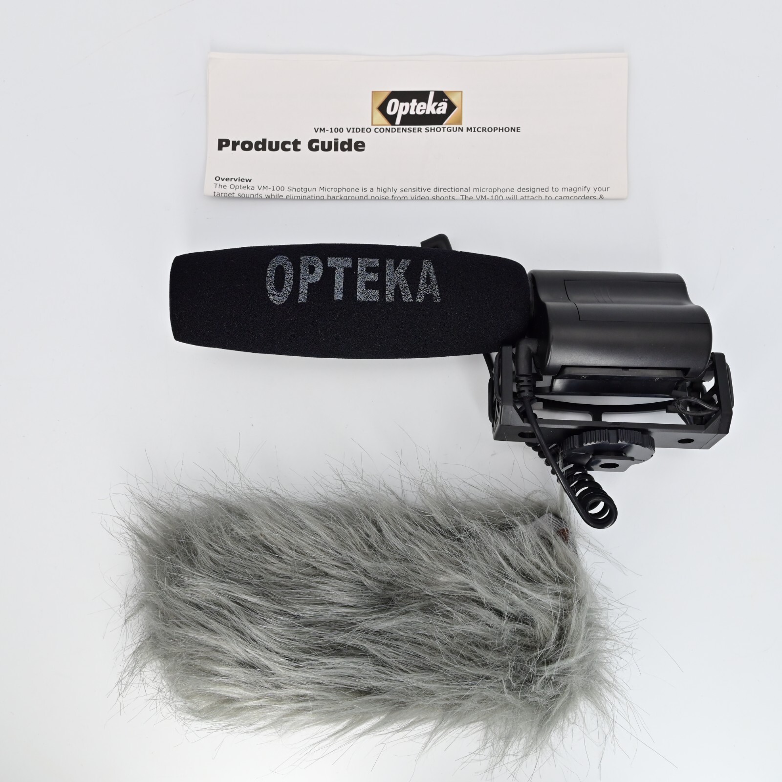 Opteka VM-100 Directional Shotgun Microphone Camera Camcorder Video Mic Tested