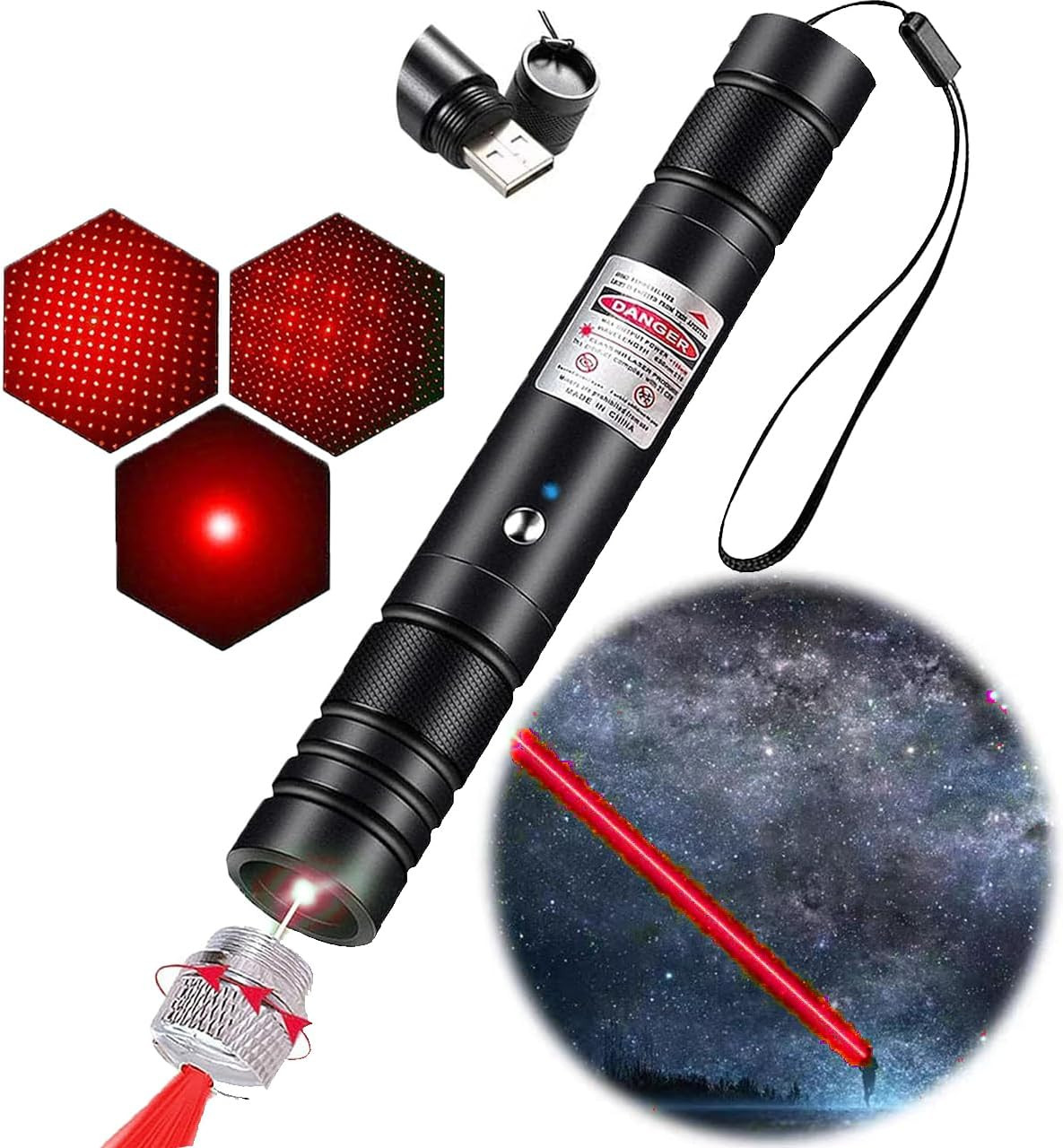 Red Laser Pointer, Laser Pointer [Material Upgrade] Laser Pointer Pen，Red Lazer