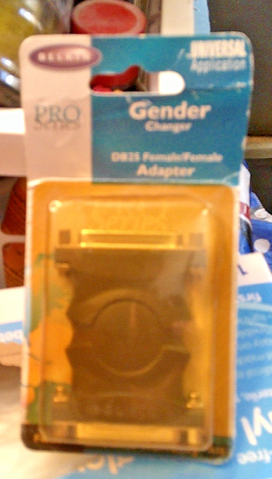 Belkin Pro Series DB25 female/female Adapter Gender Changer F4A251 BRAND NEW