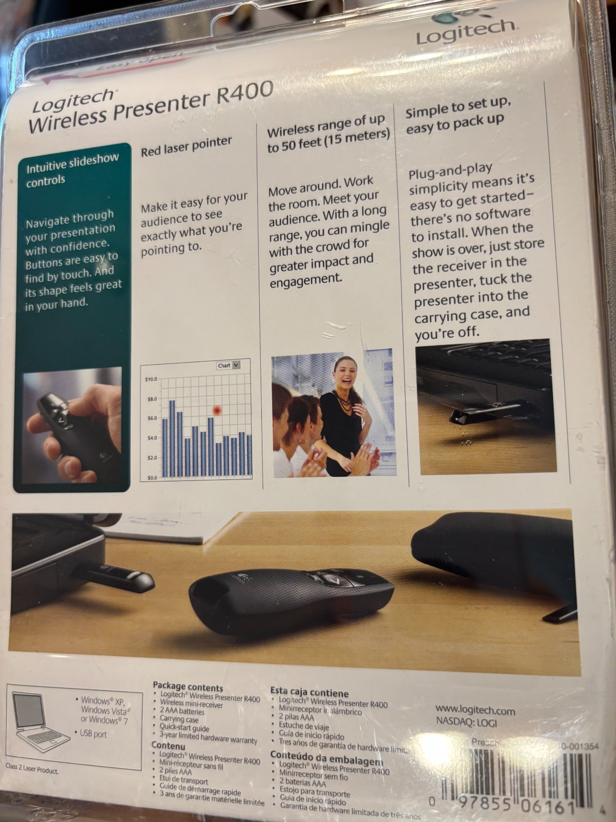 logitech wireless presenter r400