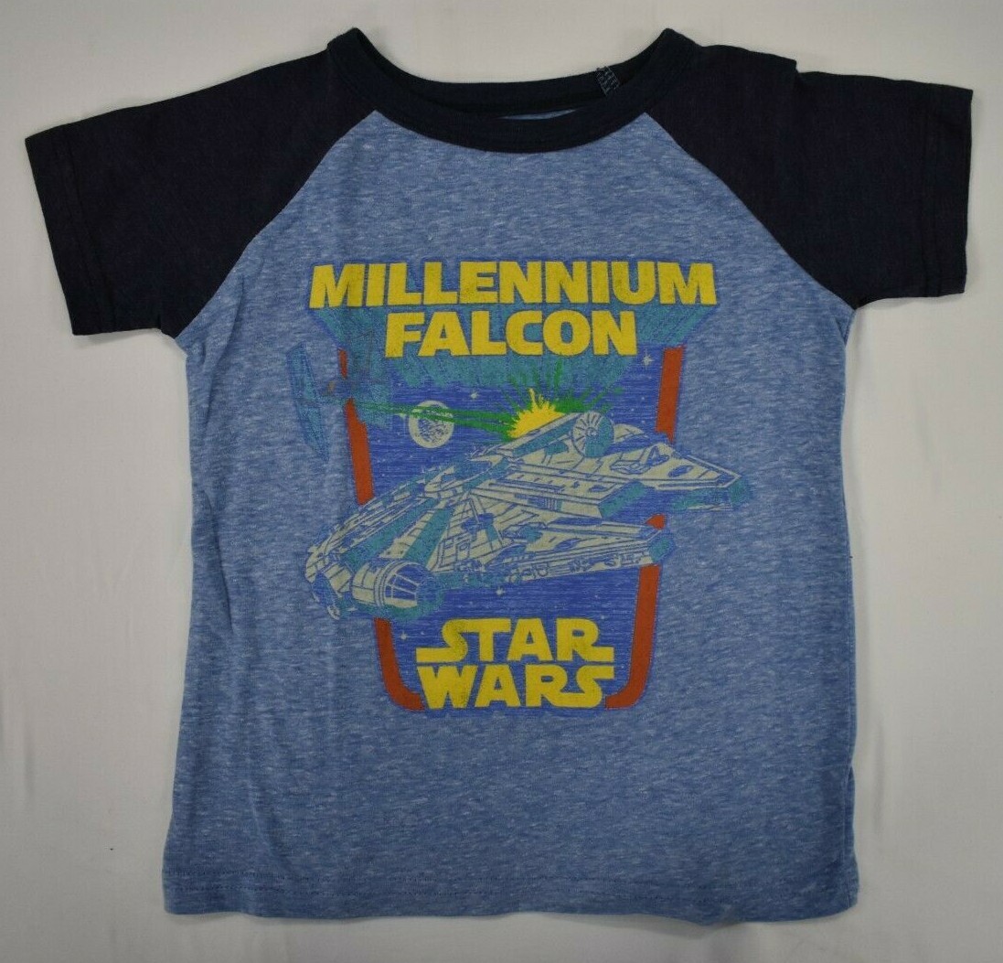 Jumping Beans Toddler Star Wars Millennium Falcon Tee Shirt New 2T, 3T, 4T, 5T