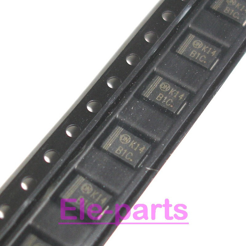 100 PCS MBRS1100T3G DO-214AA SMB MBRS1100 Schottky Power Rectifier Chip