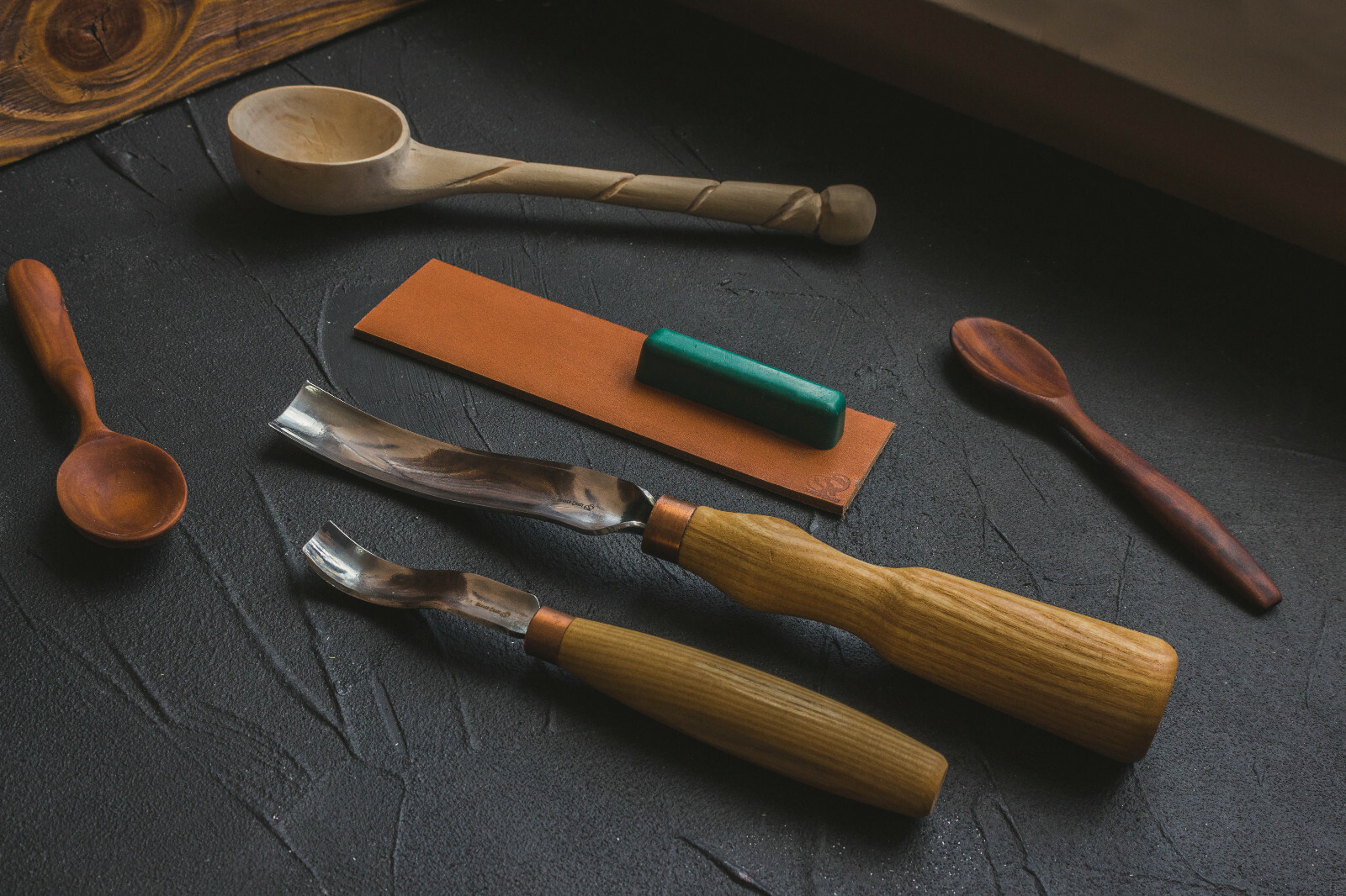 Set of Bent Gouges BeaverCraft