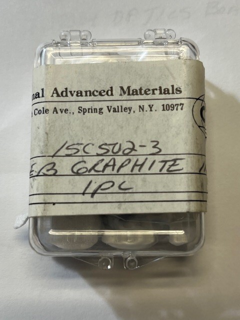 International Advanced Materials 15C-502-3 GRAPHITE Crucible, NOS