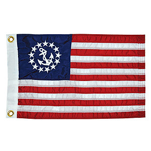 Taylor Made 8124 16" x 24" Deluxe Sewn US Yacht Ensign Flag