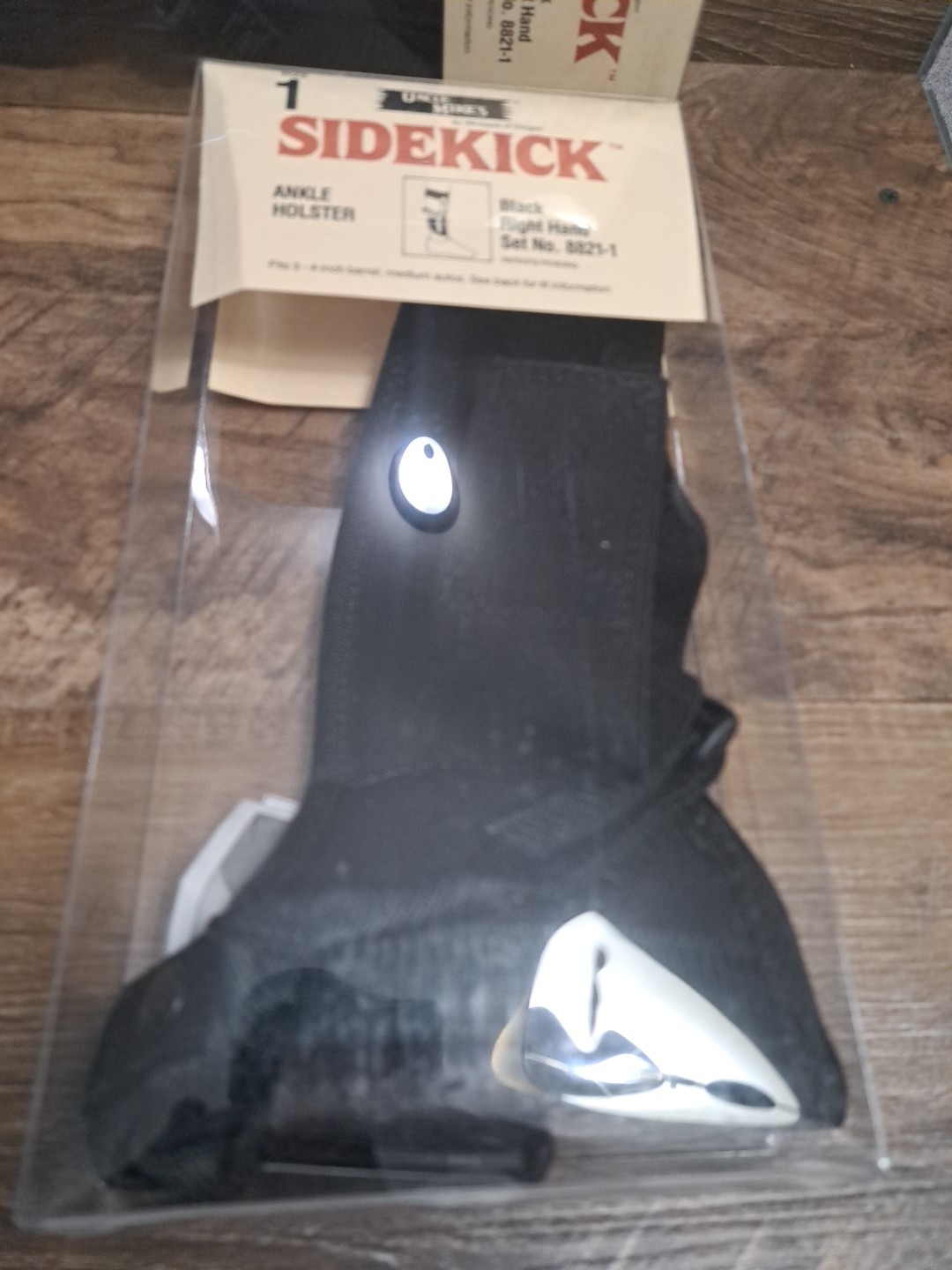 Vtg. Uncle Mikes Right Hand Ankle Holster Sz 1 3-4" Med. Auto