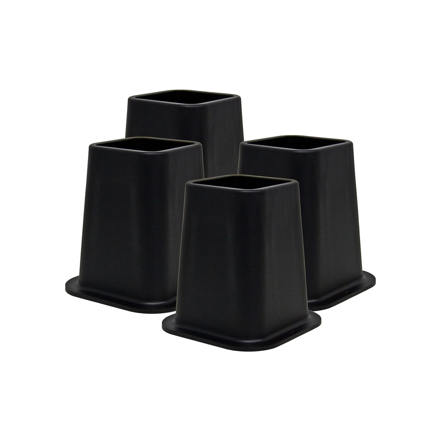 Kings Brand Furniture-Heavy Duty 6-inch Bed Risers, Furniture Riser, Great for