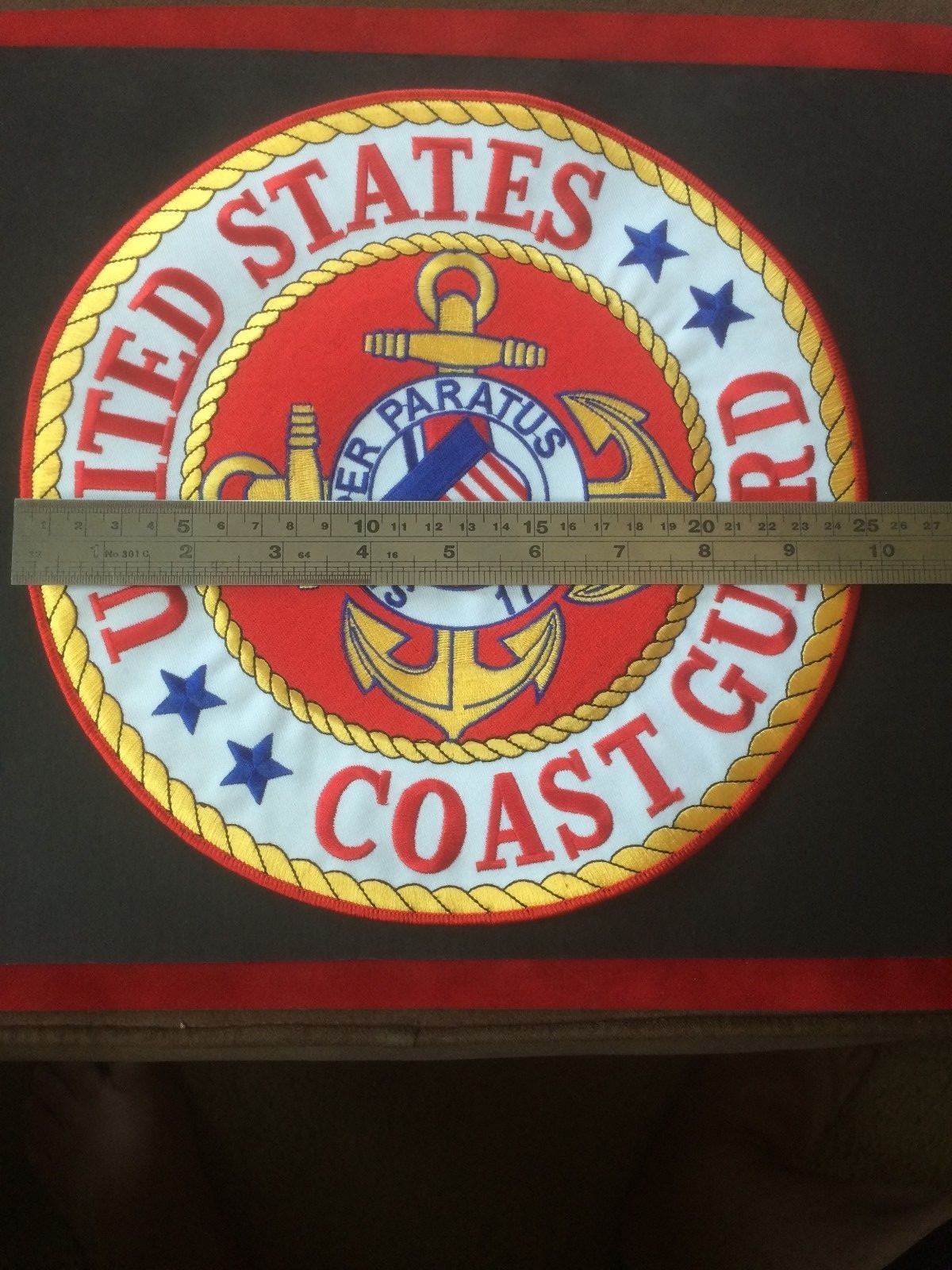 United States Coast Guard 10 inch round - NEW Patch - USA - USCG