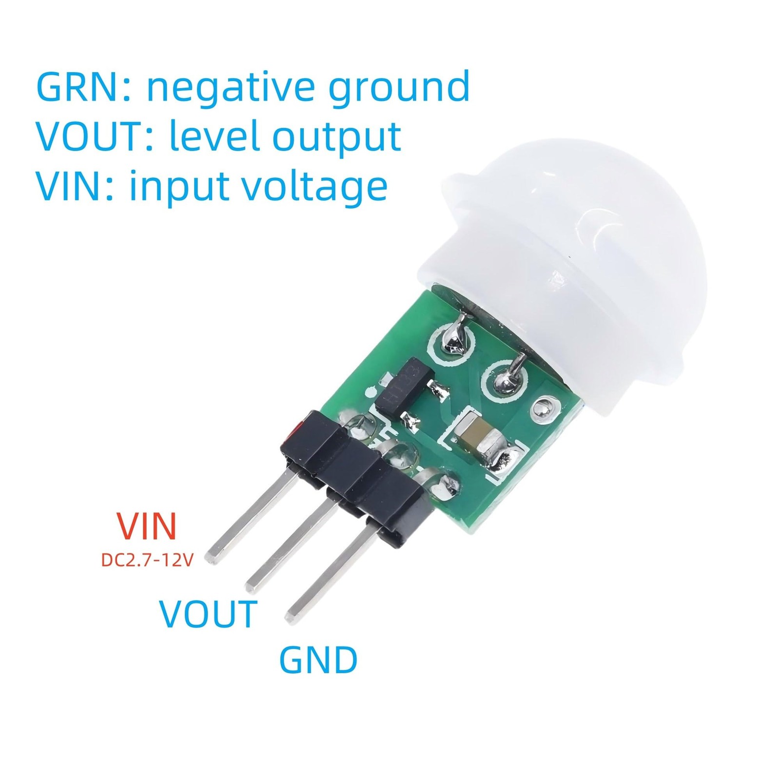 10 Pcs AM312 Mini PIR Motion Sensor Module Pyroelectric Human Infrared Sensor
