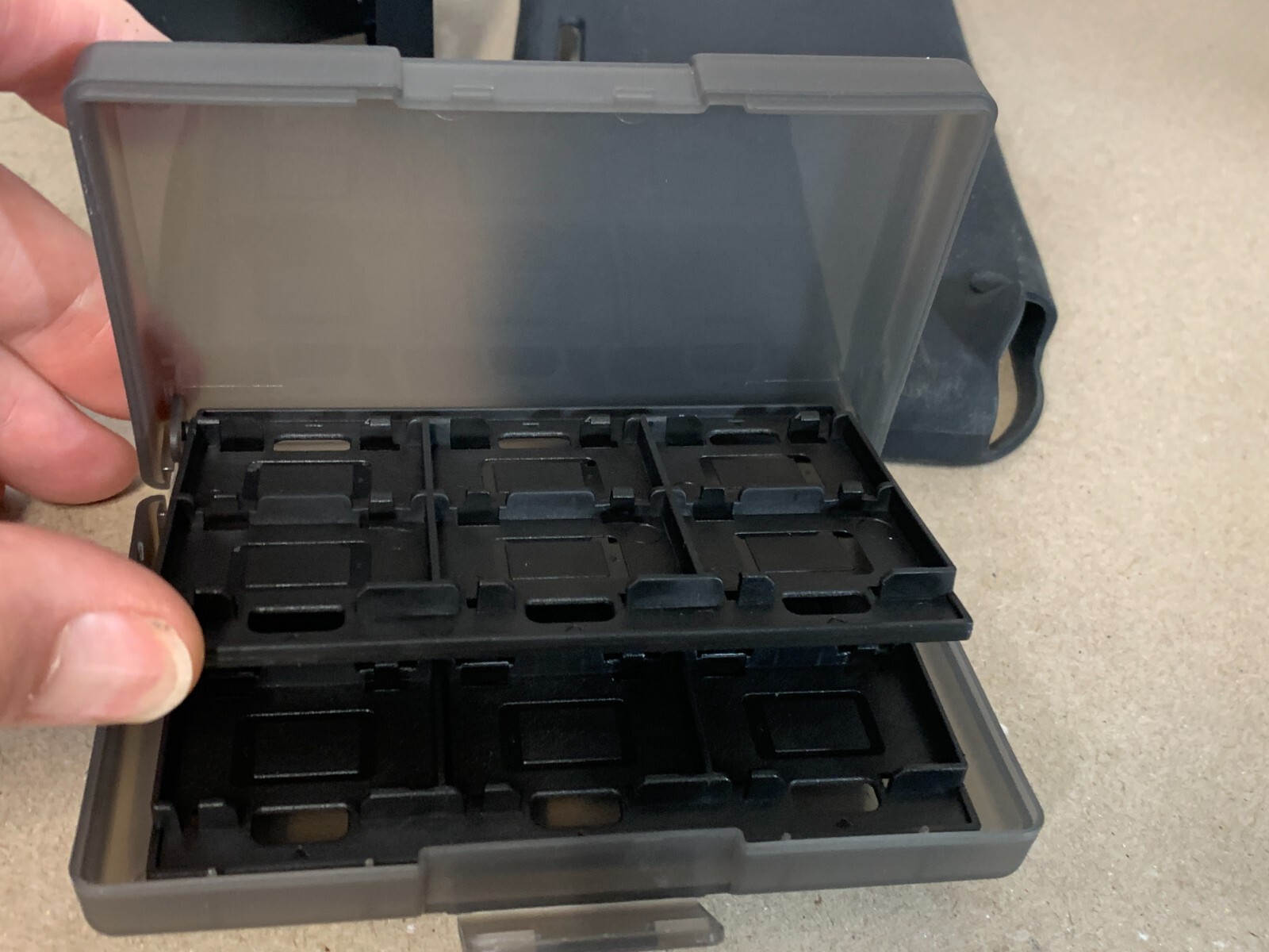 Orzly Switch Travel Carry Case with Inserts Mint Condition!