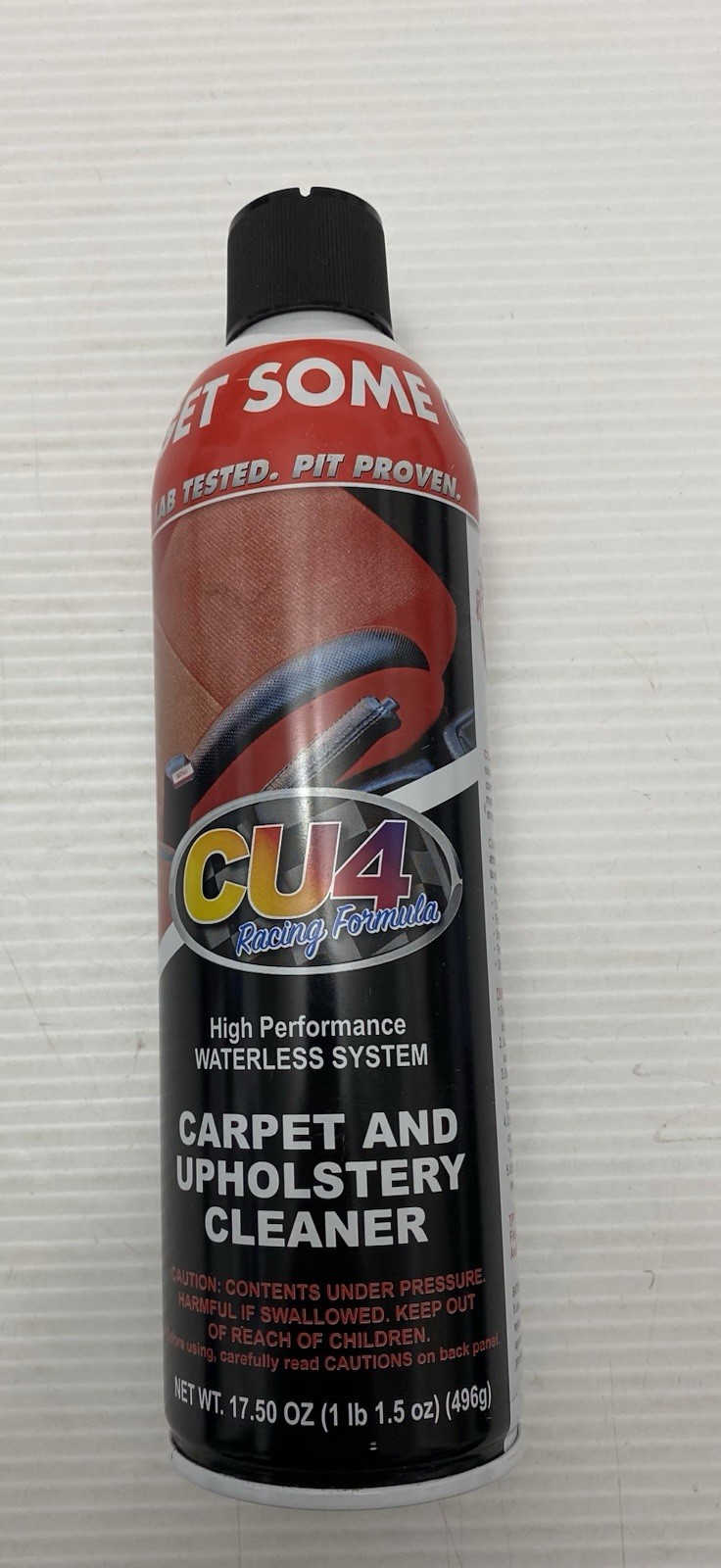 CU4 High Performance Car Carpet & Upholstery Waterless Cleaner 17.5 oz Spray