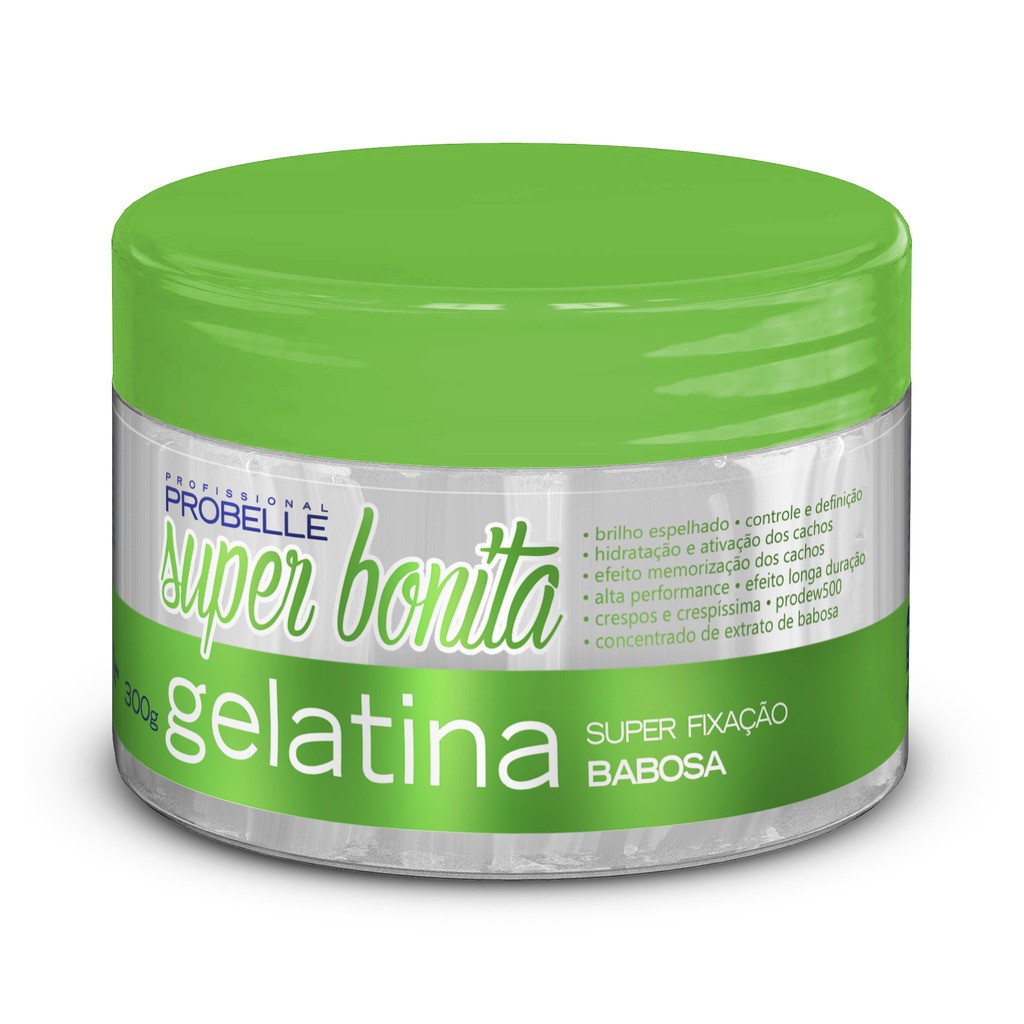 ProfissionalProbelle - superbonita (Crespo Babosa) Gelatina Super Fixacao 300Gr