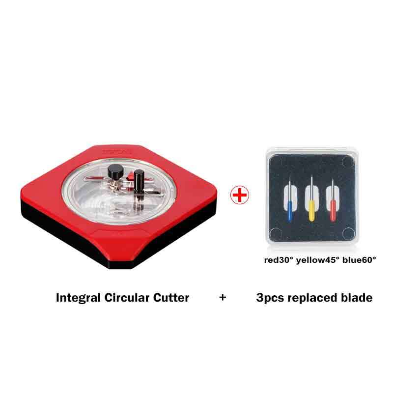 DSPIAE Integral Circular Cutter for 1-50mm Circle with 45° Blade Model Assembly