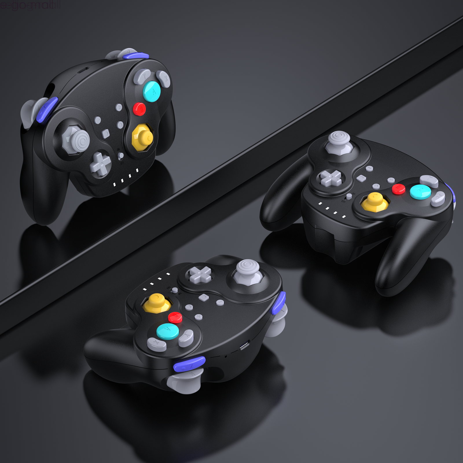 Wireless Gamecube Controller Rechargeable & Rumble for Nintendo Gamecube /Wii