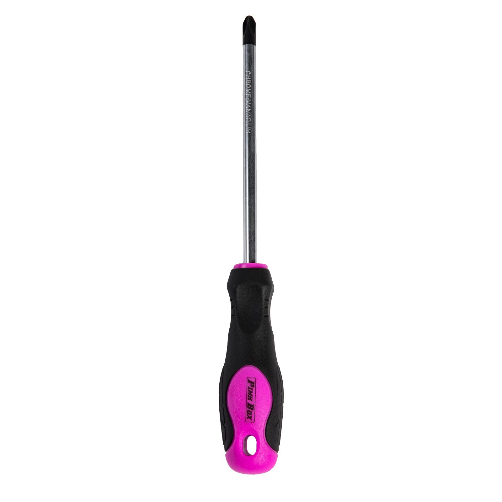 6-Piece Magnetic Screwdriver Set, Phillips & Slotted, Pink