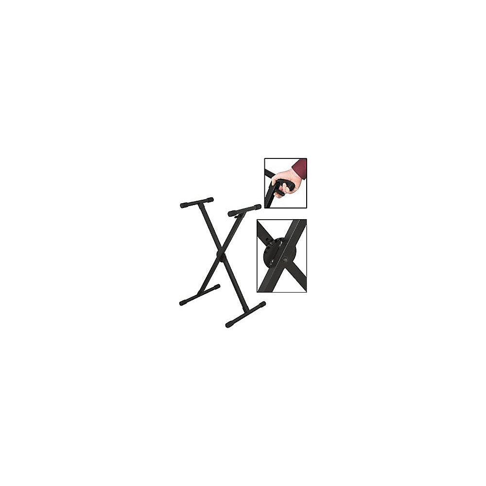 OnStage Stands KS8290X LokTight Pro SingleX ERGOLOK Keyboard Stand