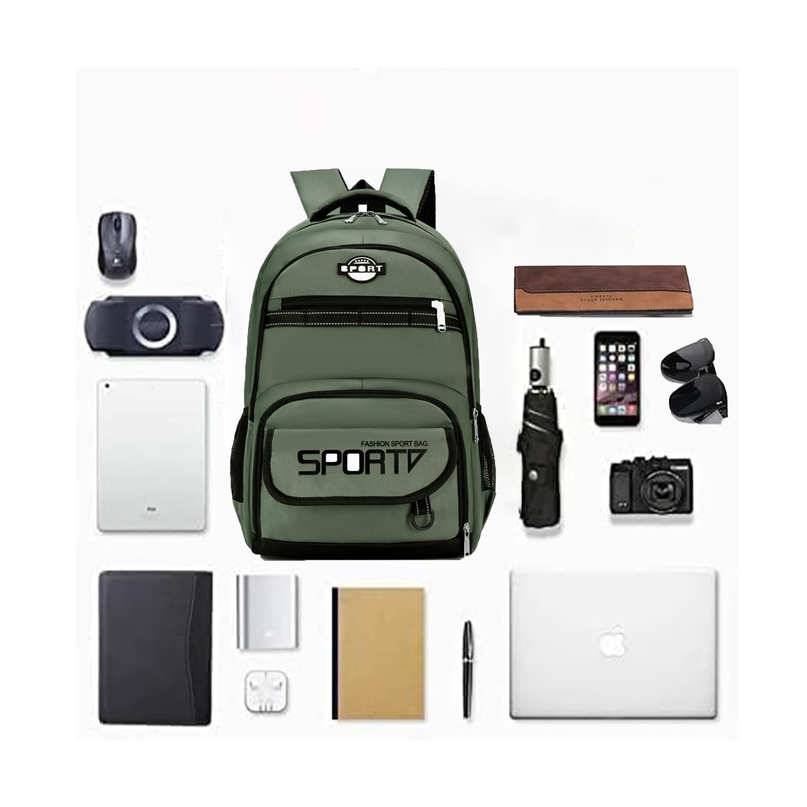 laptop backpack-Travel Backpack with Spacious Bag for Weekend Trips,Hiking,Ca...