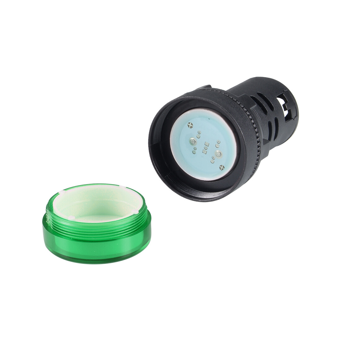 4 Packs LED Indicator Lights Flush Panel Mount Strong Conductivity Great Green