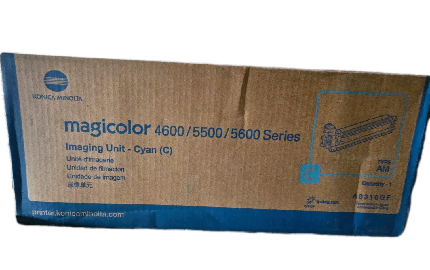 Konica Minolta magicolor 4600/5500/5600 Cyan Imaging Unit A0310GF
