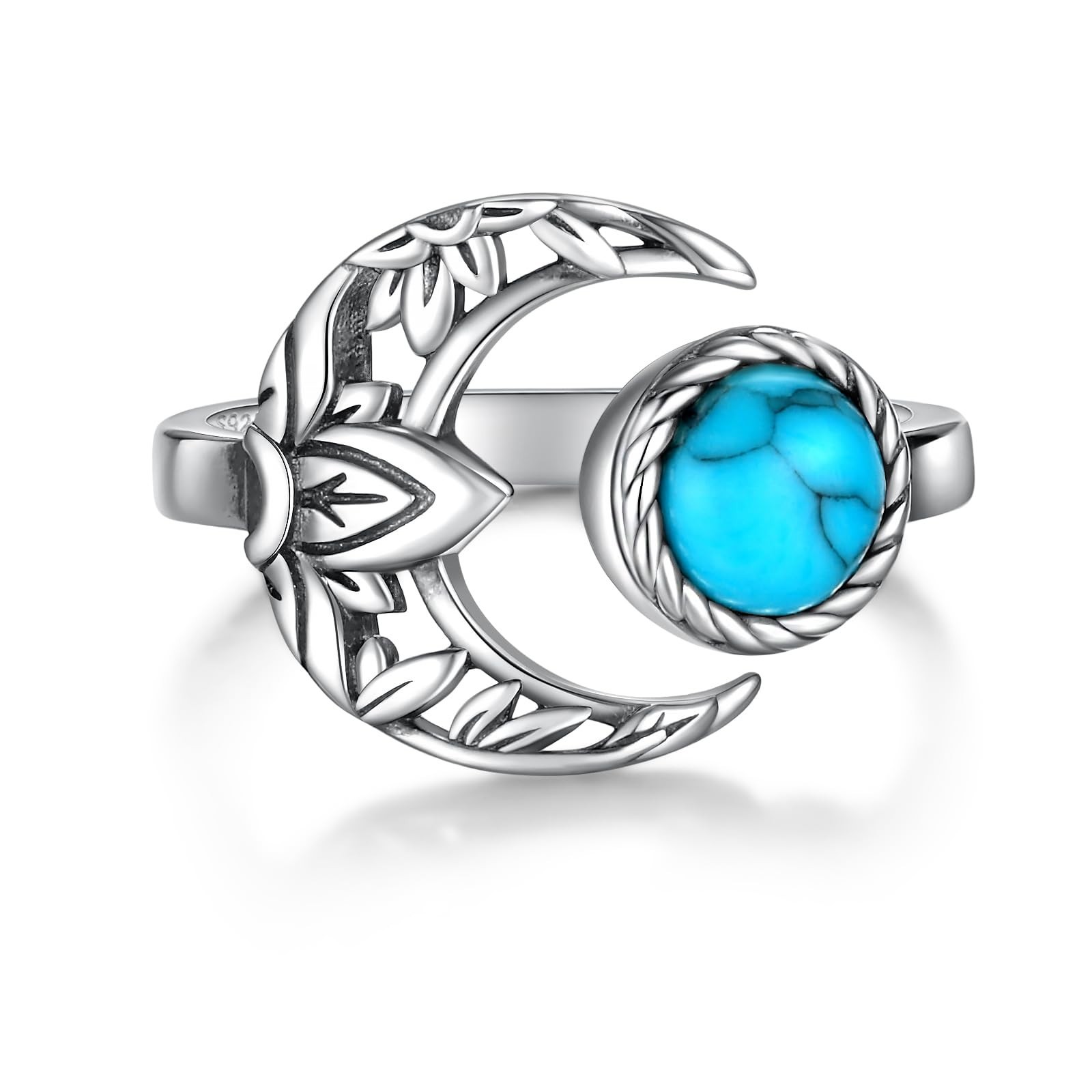 925 Sterling Silver Toe Rings for Women Boho Adjustable Mid Finger Rings Summ...