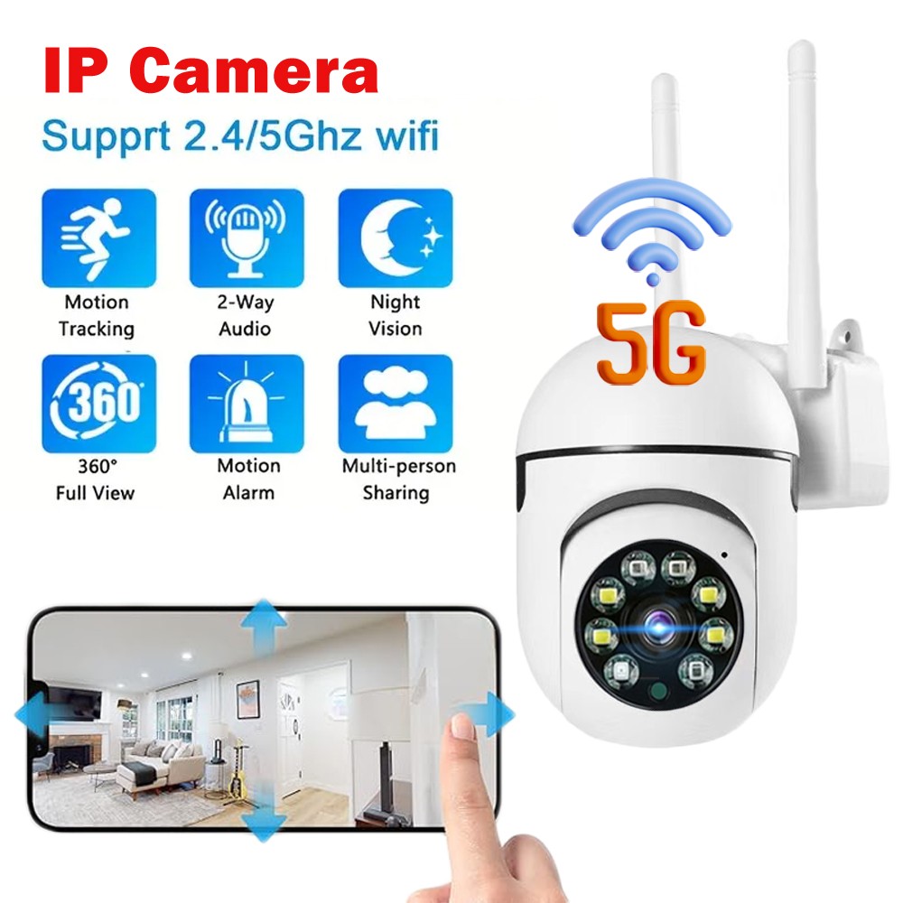Wireless Security Camera System Outdoor Home 5G WiFi Night Vision Cam 1080P HD