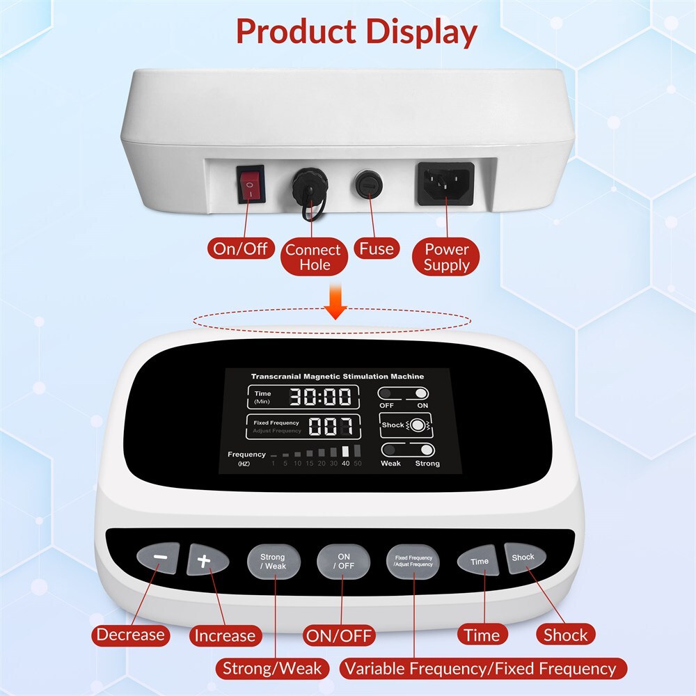 rTMS Stimulation Brain Circulation Improver Enhances Memory & Attention Safe