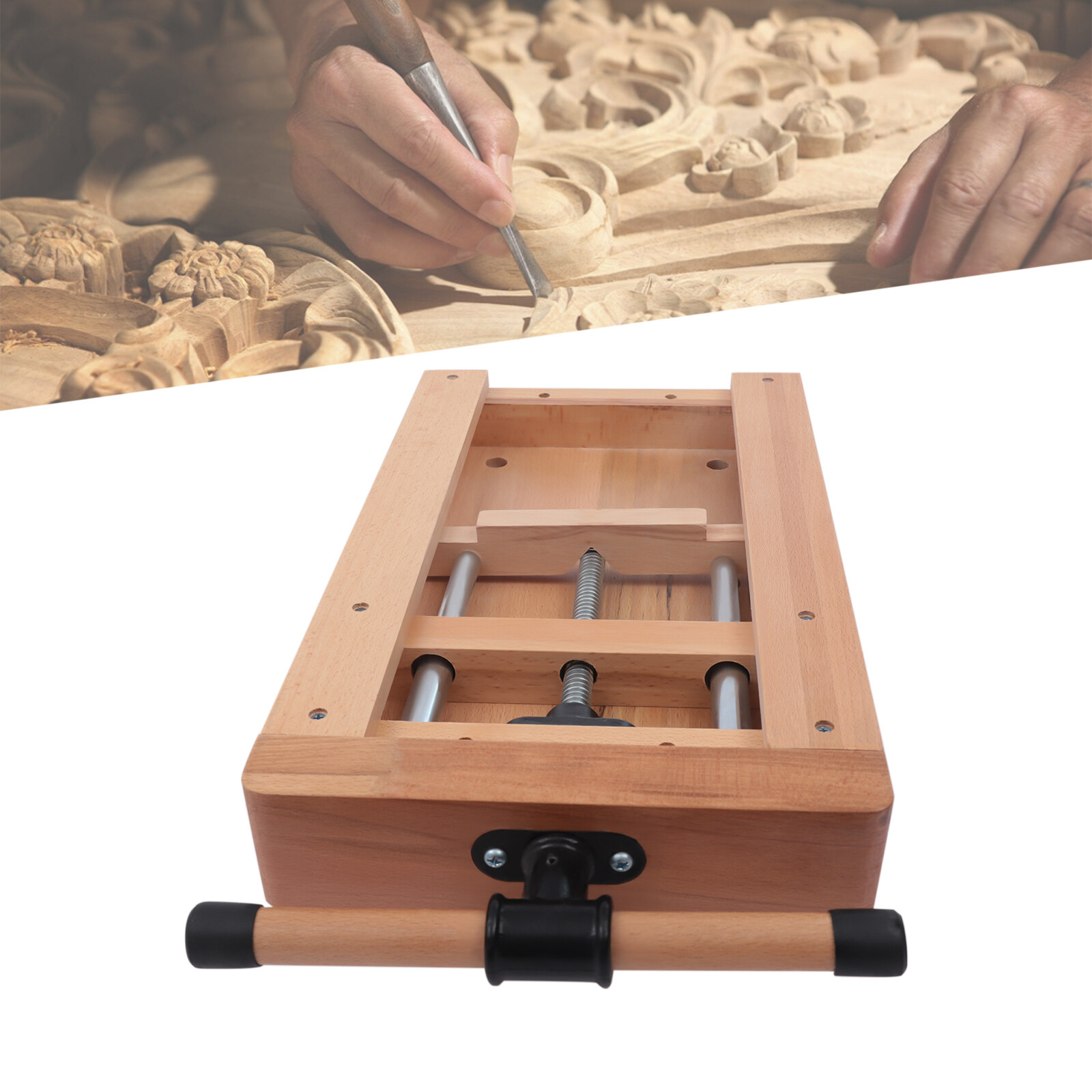 Portable Workbench Desktop Woodworking Vise Smart Vice &Superior Clamping Wood