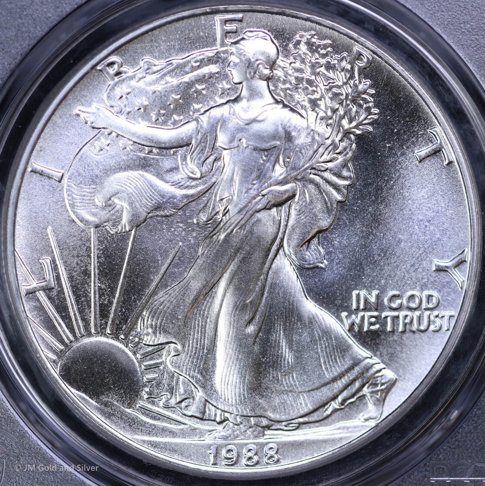 1988 American Silver Eagle $1 PCGS MS 69