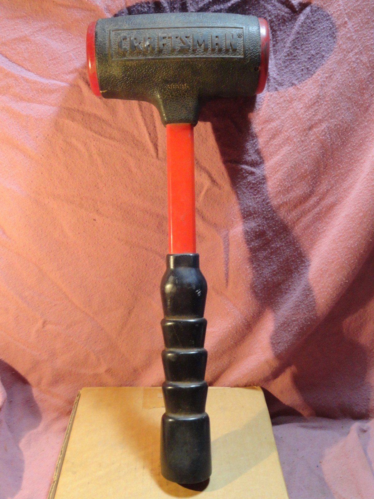 CRAFTSMAN VINTAGE 3 POUND 15" PLASTIC DEAD BLOW HAMMER #38395 USED NO CRACKS