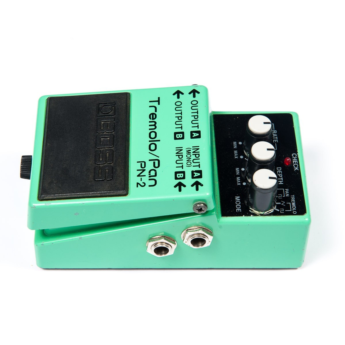 Rare vintage Boss PN-2 Tremolo / Pan stereo trem guitar pedal - 1990 first year!