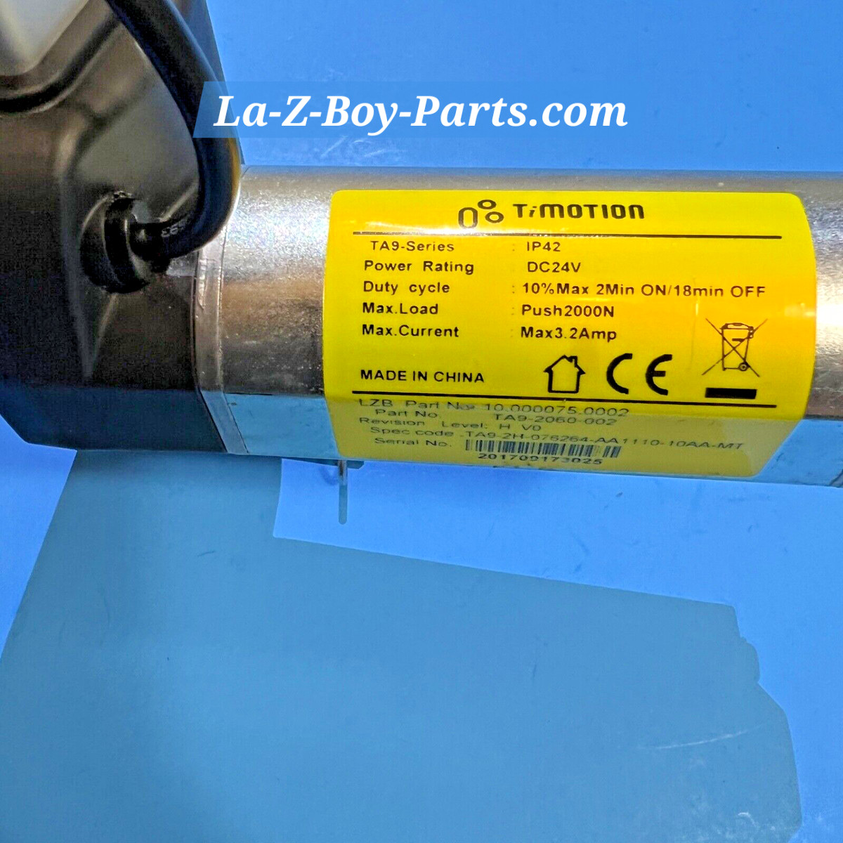 MINT La-Z-Boy 10.000075.0002 Actuator Motor TiMotion TA4-2060-002 / TA9-2060-002