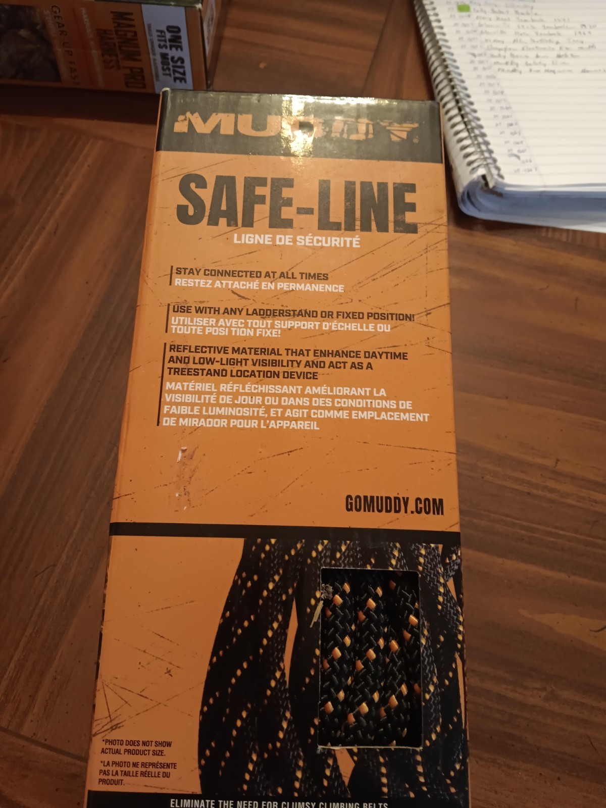 Muddy Safe-Line, 30’ Braided Nylon Rope NEW (25-1654)