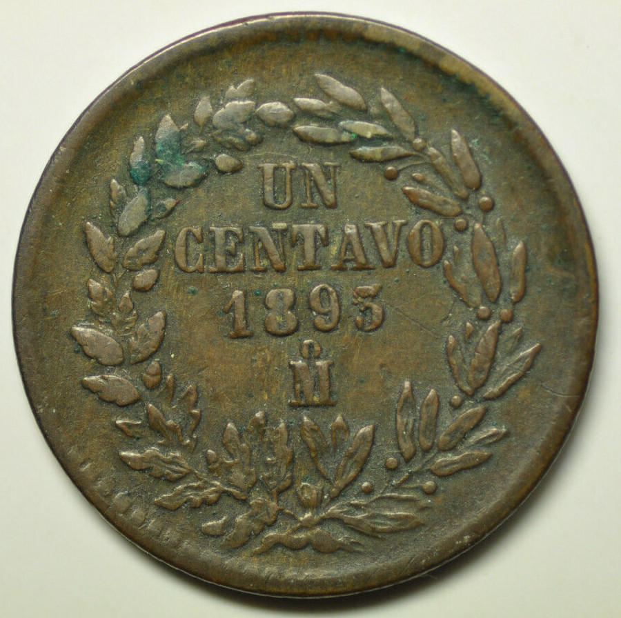 mw17188 Mexico; Centavo 1893-Mo  Mexico City Mint KM#391.6
