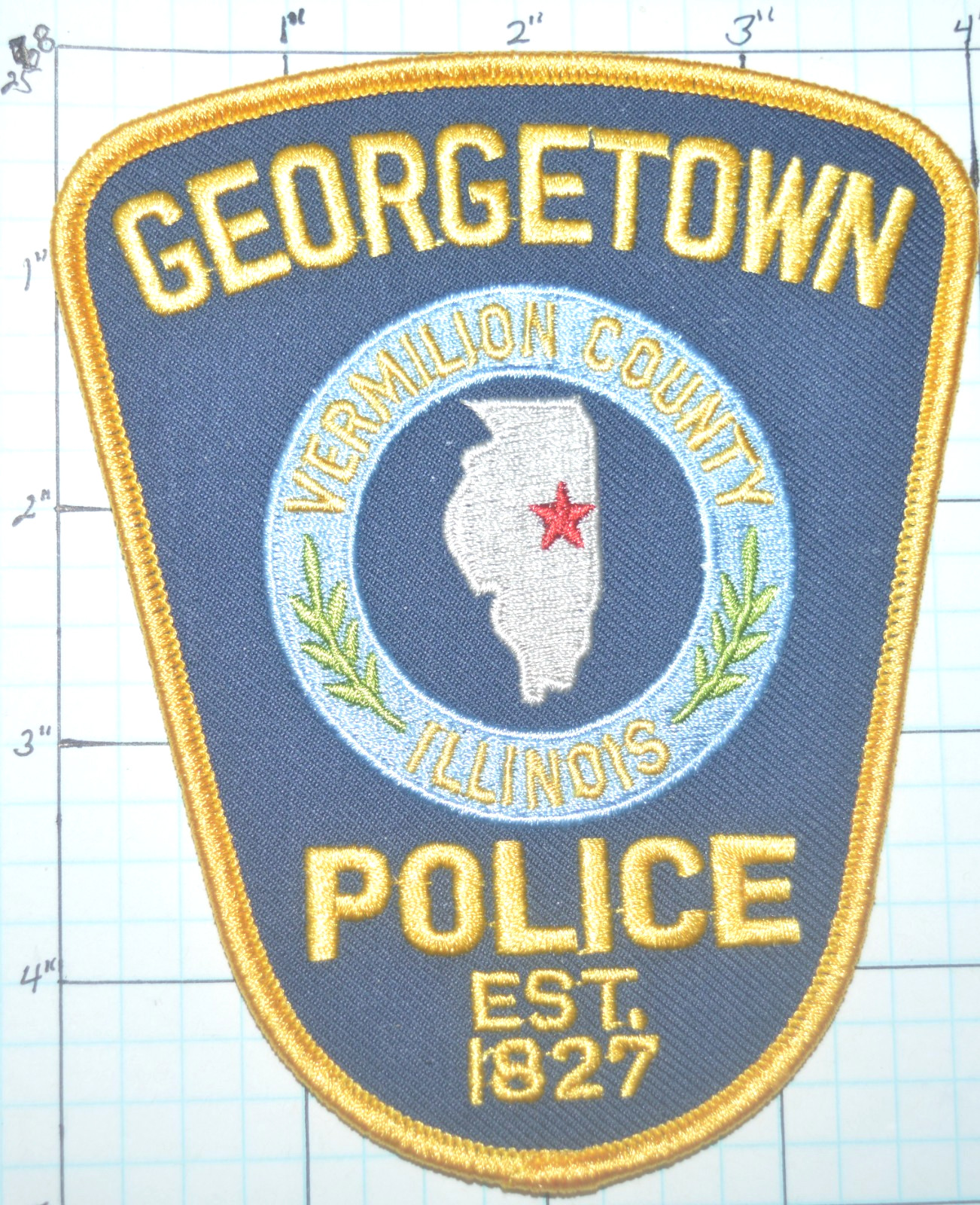 ILLINOIS, GEORGETOWN POLICE DEPT PATCH