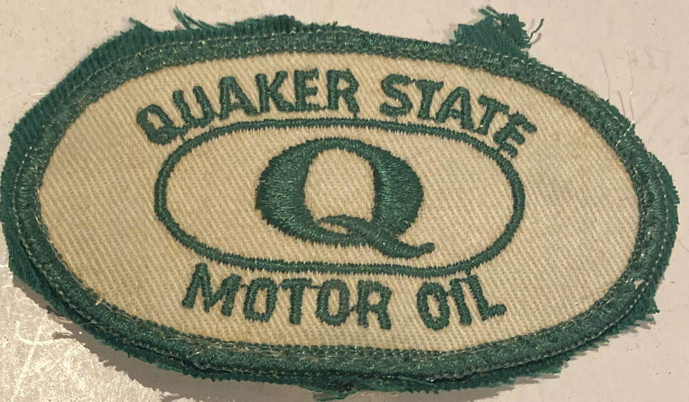 Vintage Quacker State Motor Oil 3.75 X 2 Patch